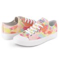 thumbnail image 5 of JENN ARDOR Women's Canvas Sneakers Low Top Shoes Clearance Women Shoes Pink Rainbow Size 8.5, 5 of 9