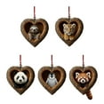 thumbnail image 4 of Fwttom Animal Christmas Tree Ornaments - Adorable Creatures 2D Flat Hanging Holiday Vacation Party Christmas Decorations, Lovely Gift for Family Friends, 4 of 6