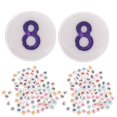 thumbnail image 2 of Number Beads Acrylic Number Beads for Handmade Crafts 100Pcs, 2 of 4