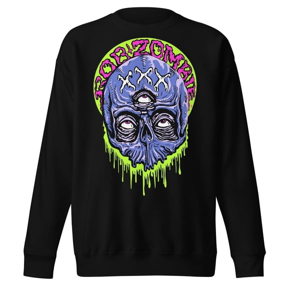 Rob Zombie Triple Eye Jumbo Print Unisex Sweatshirt - Black - Small