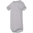 thumbnail image 2 of Bella Canvas Baby Jersey One Piece, 3-6, Athletic Heather, 2 of 3