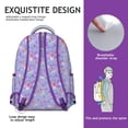 thumbnail image 5 of Stylish Cat Themed Backpack for Women & Teens - Lightweight Waterproof School Bag for Travel & Work - Roomy Laptop Backpack with Side Pockets - Fashionable Floral Cat Print, 5 of 6