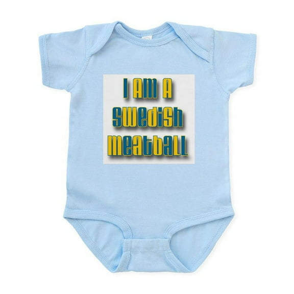 CafePress - I Am A Swedish Meatball Bodysuit - Baby Light Bodysuit, Size Newborn - 24 Months