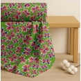 thumbnail image 4 of Soimoi Green Cotton Cambric Fabric Insect Watercolor Decor Fabric Printed BTY 56 Inch Wide, 4 of 7