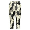 thumbnail image 4 of YDFCWXW Halloween Printed Leggings for Women Soft Stretch Workout Yoga Tights Elastic Waist Halloween Beige, XXL, 4 of 5