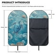 thumbnail image 7 of Binienty Sea Turtle Waterproof Sweat Towel Car Seat Cover for Gym Workout Running Swimming Beach Hiking Anti-Slip Bucket Seat Protector Auto Interior Decor, 7 of 7