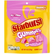 Starburst Gummies All Pink Gummy Candy, Sharing Size  - 9 oz Resealable Bag