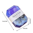 thumbnail image 4 of Xihbxyly Jabón de Piedras Preciosas, Lujosa Barra Limpiadora con Forma de Diamante, con Infusión de Lámina de Oro, Fragancia Nutritiva de Cristal, Ritual de Baño Diario, Regalo Perfecto para Seres Qu, 4 of 7