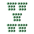 thumbnail image 1 of Kearding 10 Uds. De bolas para el Día de San Patricio, tréboles decorativos, bola envuelta en tela, cuenco para Festival, celebración multiusos de Type2 NO2 Kearding CBP572328, 1 of 4