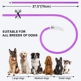 thumbnail image 3 of Collar luminoso para perros, recargable por USB, con luces LED, ajustable y con luces intermitentes, para perros pequeños, medianos y grandes, color rosa, 3 of 5