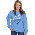 thumbnail image 4 of North Dakota It's Cold Funny Retro Sweatshirt for Men or Women Brisco Brands L, 4 of 6