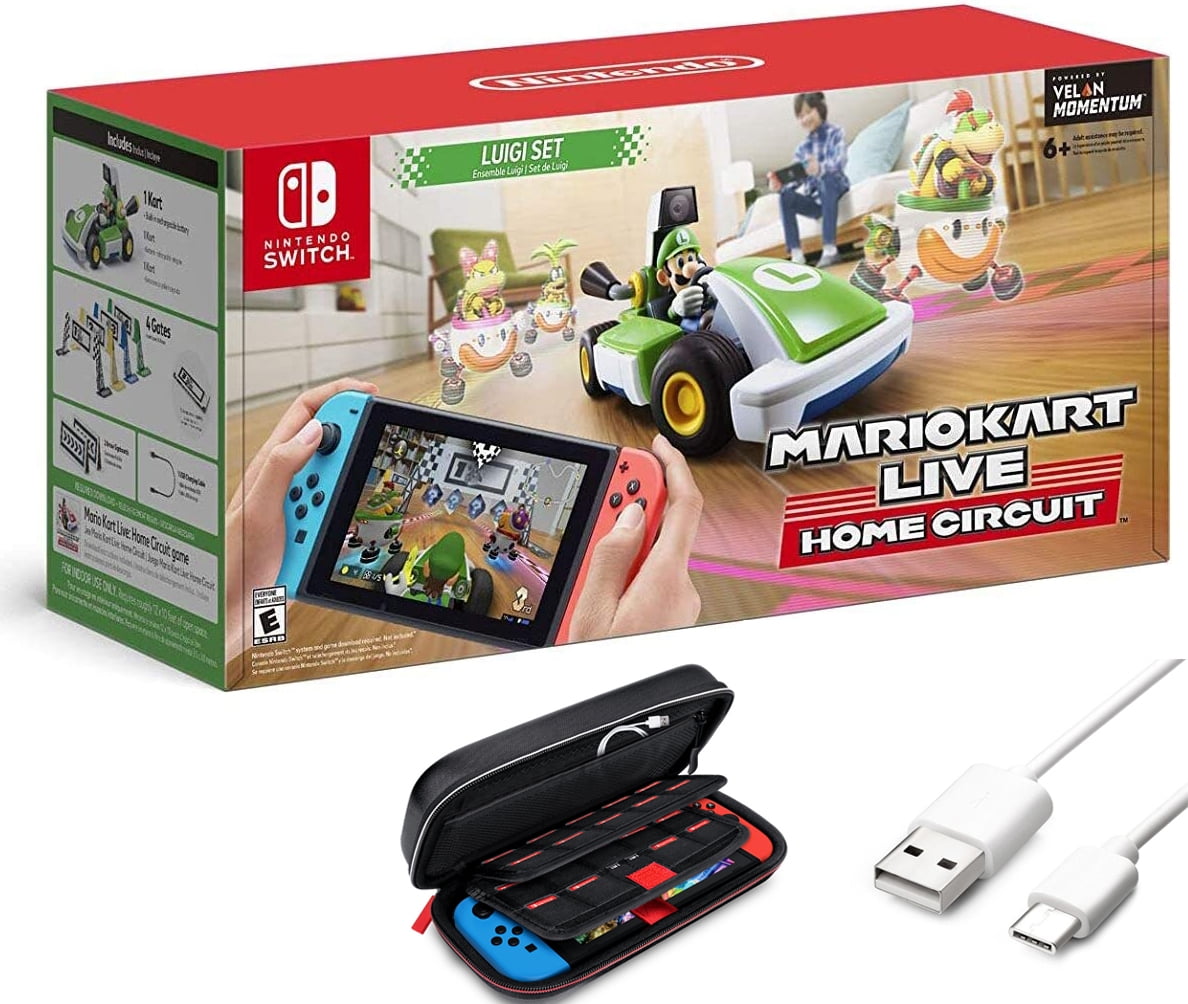 Sada Luxury Go hiking Mario Kart Live: Home Circuit -Mario Set - Nintendo Switch Mario Set  Edition with Mazepoly Accessories - Walmart.com