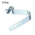 thumbnail image 3 of Uxcell 9.5x8mm Kayak Paddle Snaps, Hollow Button Single Pin Lock Tube Tent Pole Spring Clips, Blue, 5 Pack, 3 of 6
