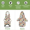 thumbnail image 6 of KLL Transport for Basic Dog Hoodie - Pet Hoodie Sweater with Leash Hole - Cute Dog Sweatshirt - Pet Clothes Hooded Sweatshirt for Dog & Cat -Small, 6 of 8