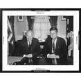thumbnail image 5 of Art.com President Dwight Eisenhower Meets with President-Elect John Kennedy Photo, Black Frame Wall Art, 29" x 23", 5 of 5