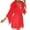 Red, variant on LADIGASU Women's Solid Color Lace Robe Sleeveless Night Dress Pajamas Sets