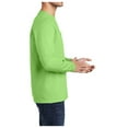 thumbnail image 3 of Mafoose Men's Casual Style Tall Long Sleeve Essential Pocket T-Shirt Lime 2XLT, 3 of 4