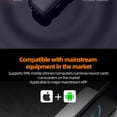 thumbnail image 2 of Maoww Wireless Microphone Portable Outdoor Rechargeable Clip Mic Noise Reduction Live Streaming Interview Audio Receiver Sound Card J11 Intended for iOS, 2 of 8