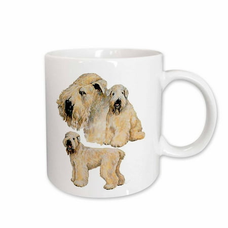 

3dRose Soft Coated Wheaten Terrier Ceramic Mug 11-ounce