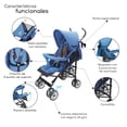 thumbnail image 2 of Carriola Reclinable, Plegable D’Bebé Aerostar - Azul, 2 of 6