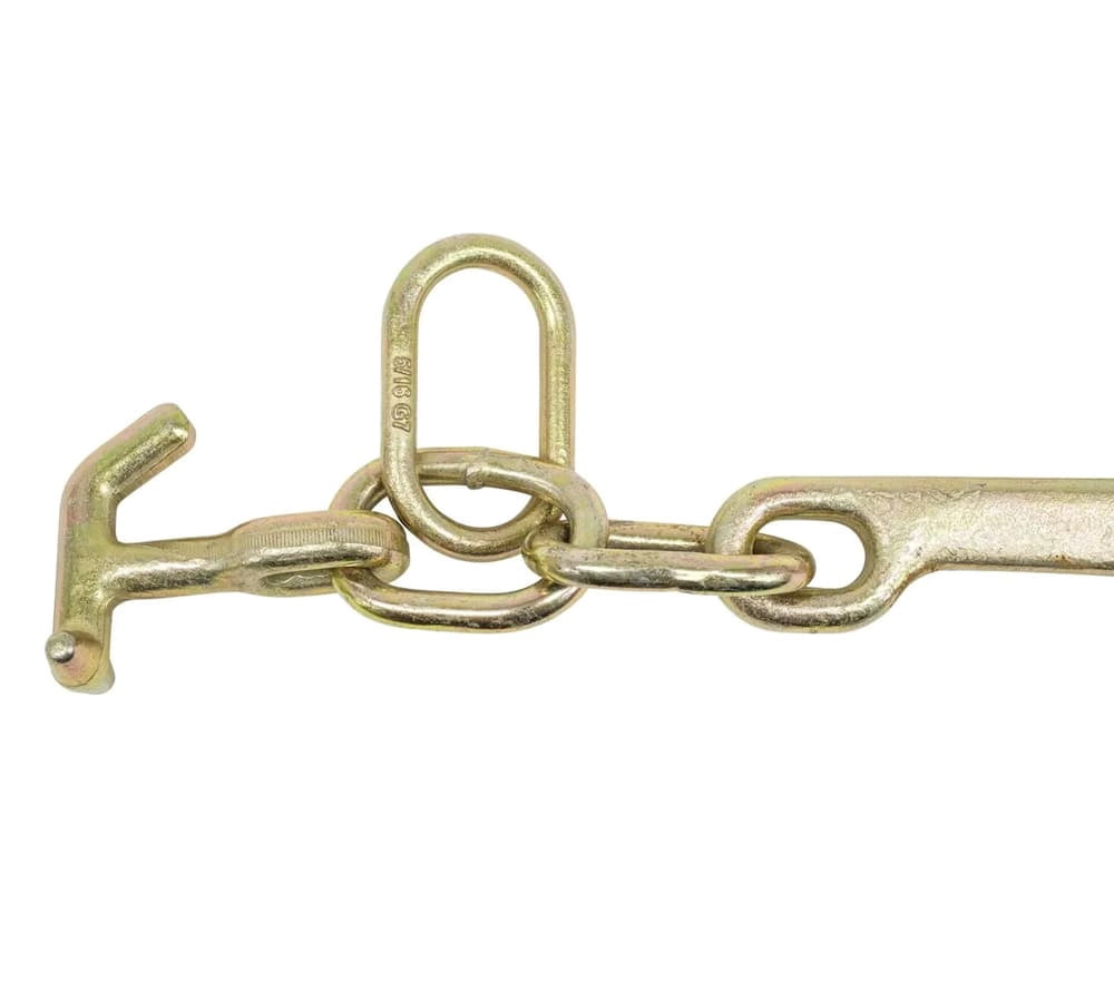 15" G70 J Hook w/ T-J Hooks and Enlarged Link, 5,400 lbs WLL, G70