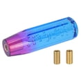 thumbnail image 1 of 5.9in Shift Knob Gear Stick Shifter Crystal Bubble Purple Blue with 2 Threaded Adapters Universal, 1 of 14