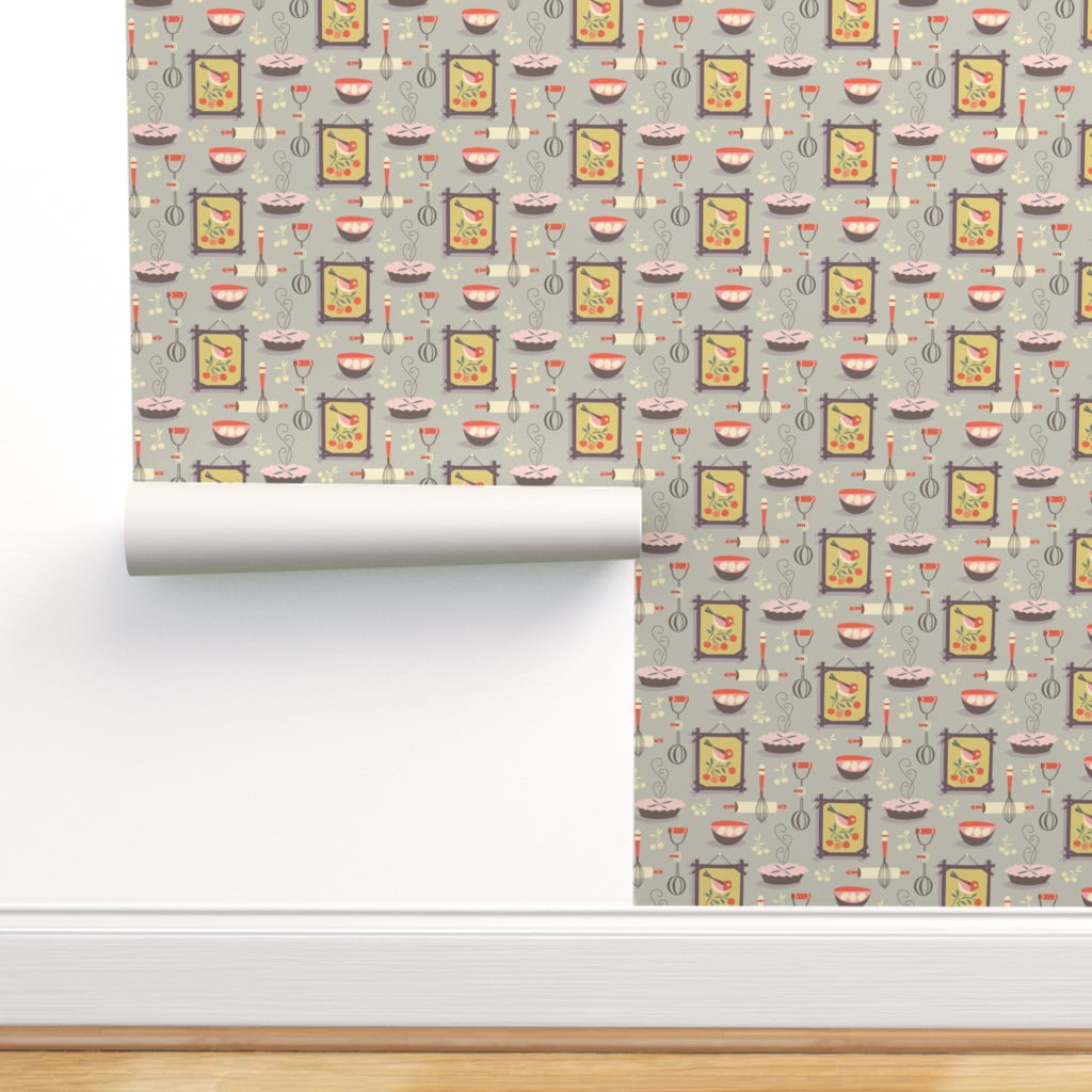 Peel-and-Stick Removable Wallpaper Farmhouse Kitchen Modern Cooking