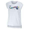thumbnail image 2 of Women's WEAR by Erin Andrews White Tennessee Titans Greetings From Muscle T-Shirt, 2 of 3