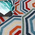 thumbnail image 6 of BNM Modern Geometric Indoor Outdoor Area Rug, 8' x 10', Multicolor, 6 of 7