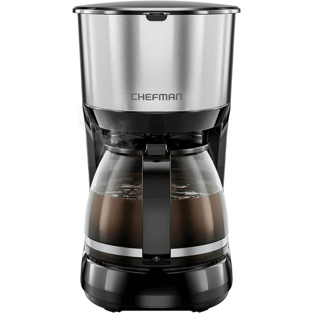 Cafetera Chefman RJ14-10-SS-MX de Goteo 10 Tazas Negra