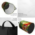 thumbnail image 3 of DouZhe Waterproof Collapsible Large Laundry Baskets, Cry Man Chaos Warning Prints Circular Hamper with Handles, 3 of 7