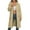 Beige, variant on Plus Size Long Hooded Jacket with Waist Tie Lightweight Zip Up Outerwear for Fall Season Side Slit Pockets Comfort Women Casual Dress Sweater Long Sleeve Hoodie Womens Long Hooded Sweatshirt