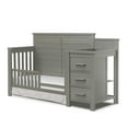 thumbnail image 3 of Sorelle Farmhouse Wooden Convertible Crib and Changer in Weathered Gray, 3 of 4