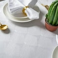 thumbnail image 5 of Tablecloths for Rectangle Tables 60x70 Inch-White Geometric Polyester Waterproof Wrinkle Free Washable Table Covers -Summer Kitchen & Table Linens for Dining,Outdoor & Picnic, 5 of 6