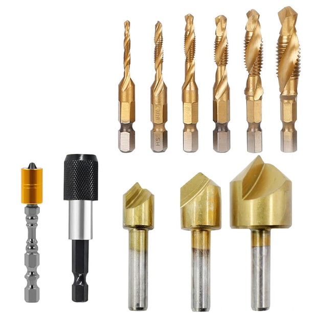 Accesorios Para Herramientas Eléctricas, Broca De Destornillador, Varilla De Extensión De Liberación Rápida, Juego De Herramientas De Biselado 11 Uds. Cateissary TO003652-00