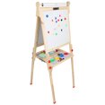 thumbnail image 2 of Double Sided Drawing Easel, Wood Material Double Sided Drawing Board  For Drawing Board Easel For Children, 2 of 8