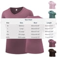 thumbnail image 2 of Nmnitkp Gym Tops for Women V-Neck Workout T-Shirt - Short Sleeve Stretchy Moisture Wicking Athletic Top, Breathable Lightweight Yoga Gym Tee for Fitness, Running Wear Wine,4XL, 2 of 4
