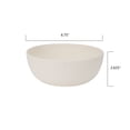 thumbnail image 5 of Mainstays 38 Ounce Round Plastic Bowl, Cream, 5 of 6