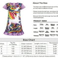 thumbnail image 2 of Jurebecia Girls Nightgowns Unicorn Sleepwear Night Sleep Dress Pajamas Little Kids Toddler Soft Nightgown Purple 140 cm 7-8 Years, 2 of 10