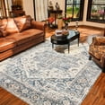 thumbnail image 3 of SIXHOME Outdoor Rugs 5'x7' Patio Porch, Bohemian Geometry Indoor Outdoor Rug, Balcony RV Garden Carpet Gray, 3 of 8