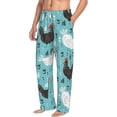 thumbnail image 2 of Xecao Lovely Roosters Men's Straight Lounge Pajama Pants: The Ultimate in Comfortable Sleepwear, 2 of 9