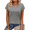 Light grey, variant on Casual Womens T-Shirts Basic Tops for Women Cap Sleeve Loose Tank Tops