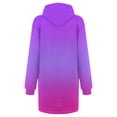 thumbnail image 5 of ylioge Womens Sweatshirt Dress Lightweight Ombre Tie Dye Hoodies Y2k Casual Loose Long Sleeve Crewneck Hooded Pullover with Pockets Sweatshirts Dresses Fall, 5 of 5