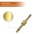 thumbnail image 3 of Rowin - Acopladores de conectores para pedal de guitarra de 1/4 de pulgada (6.3 mm) tipo recto, 4 co, 3 of 7