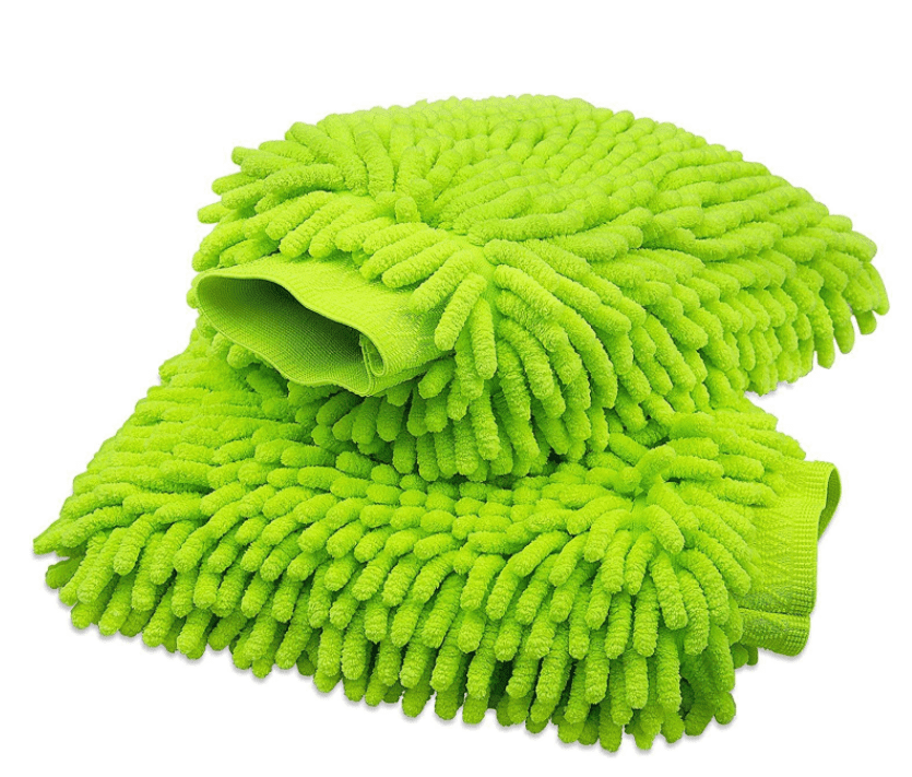 Extra Large Size Clean Tools Kits Washing Glove with Lint Free & Scratch Free anngrowy Car Wash Mitt 2 Pack Premium Chenille Microfiber Winter Waterproof Cleaning Mitts Sponge 