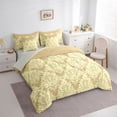 thumbnail image 3 of Castle Fairy Teens Damask Bedding Comforter Set,Abstract Animal Moth Full Bedding Set, 3 of 8