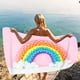 thumbnail image 4 of Microfiber Beach Towel Super Colorful Bath Towel Sandproof Beach Blanket Multi-Purpose Towel For Travel Swimming Pool 30x60 Inch, 4 of 7