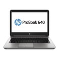 thumbnail image 2 of HP ProBook 640 G1 - Core i5 4300M / 2.6 GHz - Win 7 Pro 64-bit (includes Win 8 Pro License) - 4 GB RAM - 500 GB HDD - DVD SuperMulti - 14" TN HD+ SVA eDP anti-glare 1600 x 900 (HD+) - HD Graphics 4600, 2 of 6