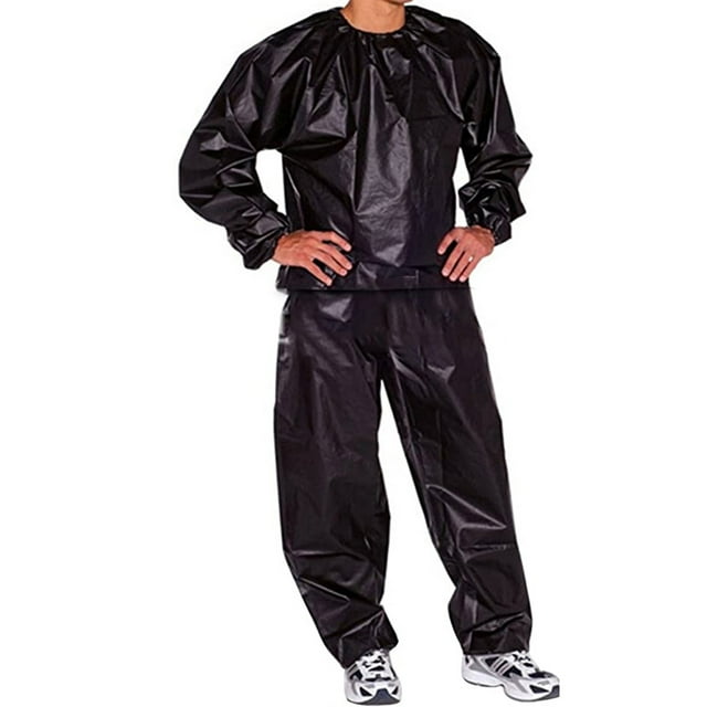 Oubit Fitness Sweat Sauna Suit Weight Loss Full Body Sweat Sauna Suit Exercise Gym Anti Rip PVC for Men Women