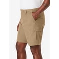 thumbnail image 3 of KingSize Men's Big & Tall 8" Moisture  Cargo Shorts, 3 of 5